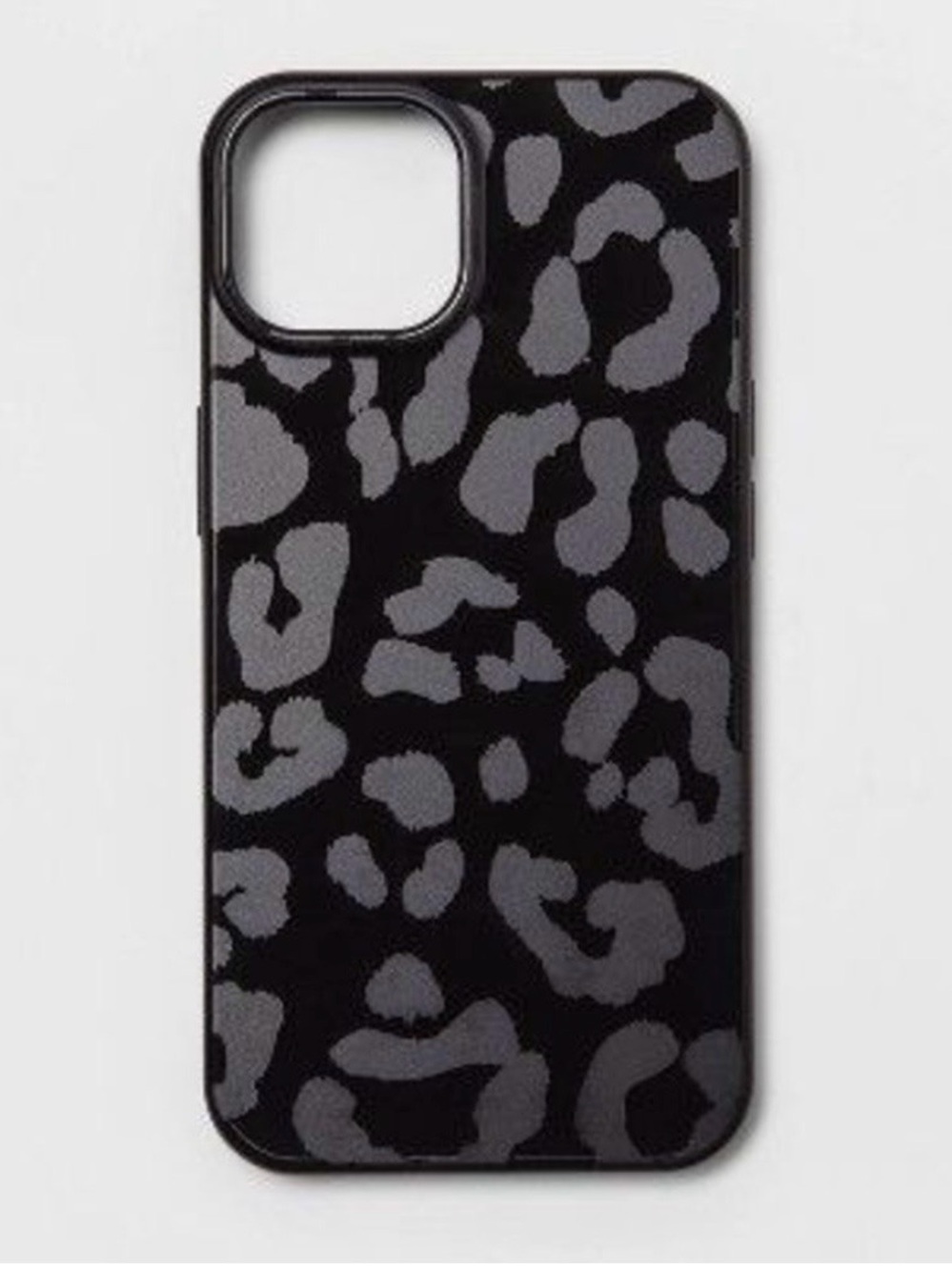 Heyday Apple iPhone 13 Case - Black Leopard Print